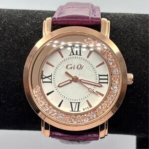 Purple Cai Qi Men's Watch